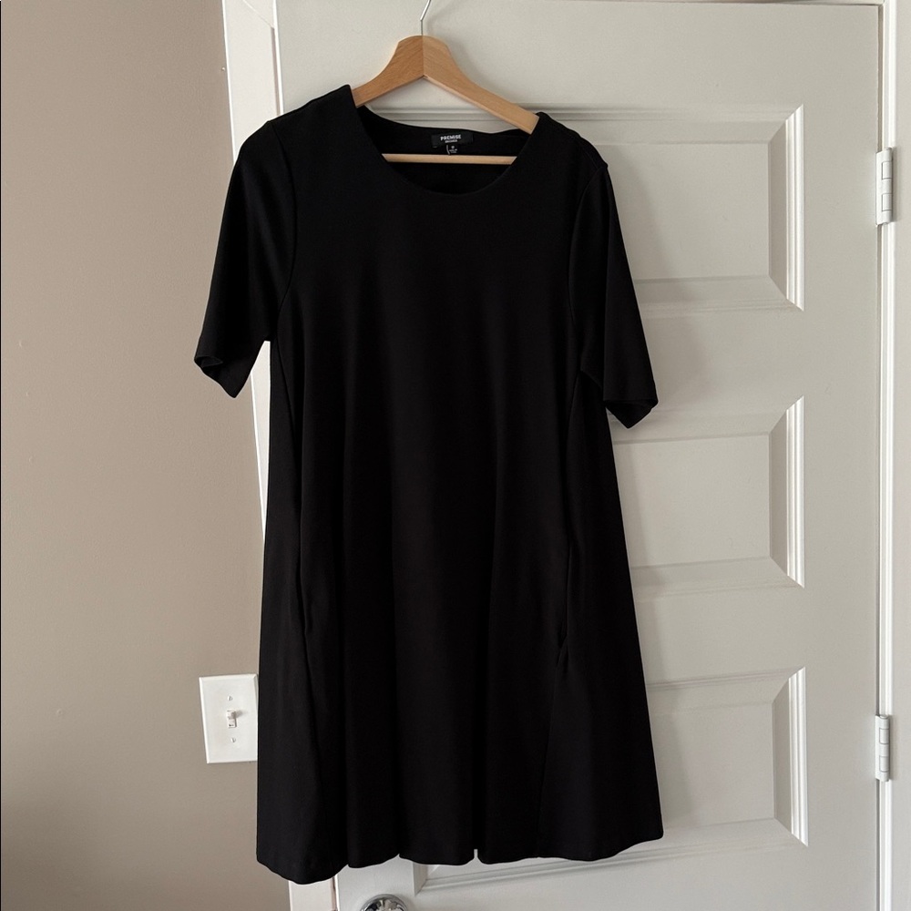 Premise Black Mini Dress